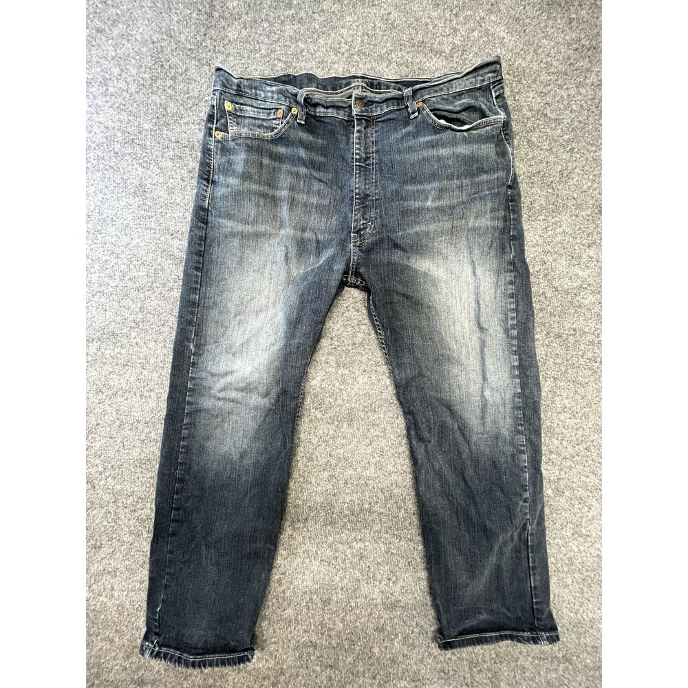 Levi's 505 Jeans Mens 42x30(39x28.50)Regular Fit Straight Blue Denim Medium Wash - Picture 2 of 11